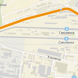 Карта смоленска колхозная площадь