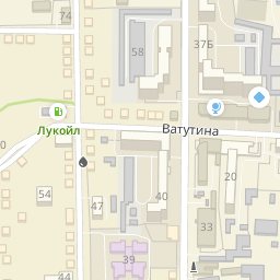 Ватутина 25 карта