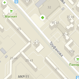 Труфанова 28 ярославль карта