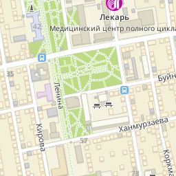 Карта буйнакск с улицами города